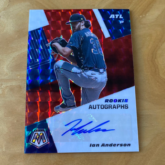 Panini Mosaic Rookie Auto Ian Anderson #RAM-IA
