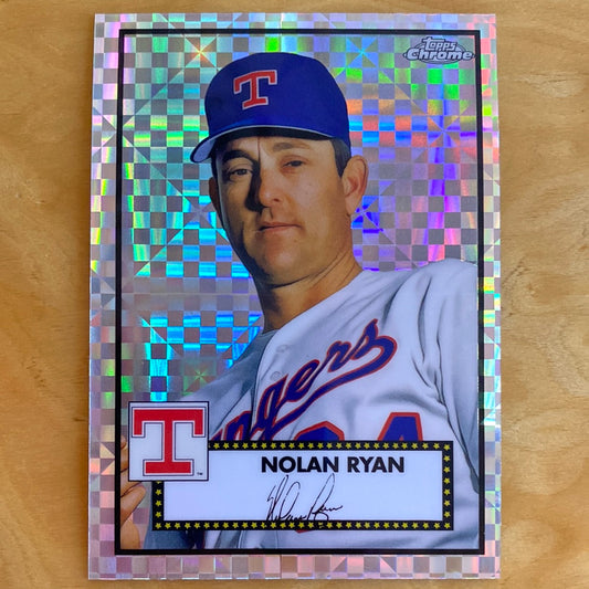 2021 Topps Chrome Xfractor Nolan Ryan #606