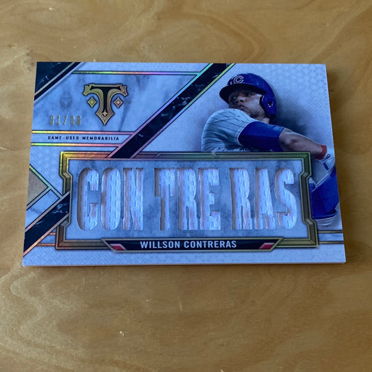 Topps Game-Used Memorabilia Patch Willson Contreras 31/36 #TTR-WC