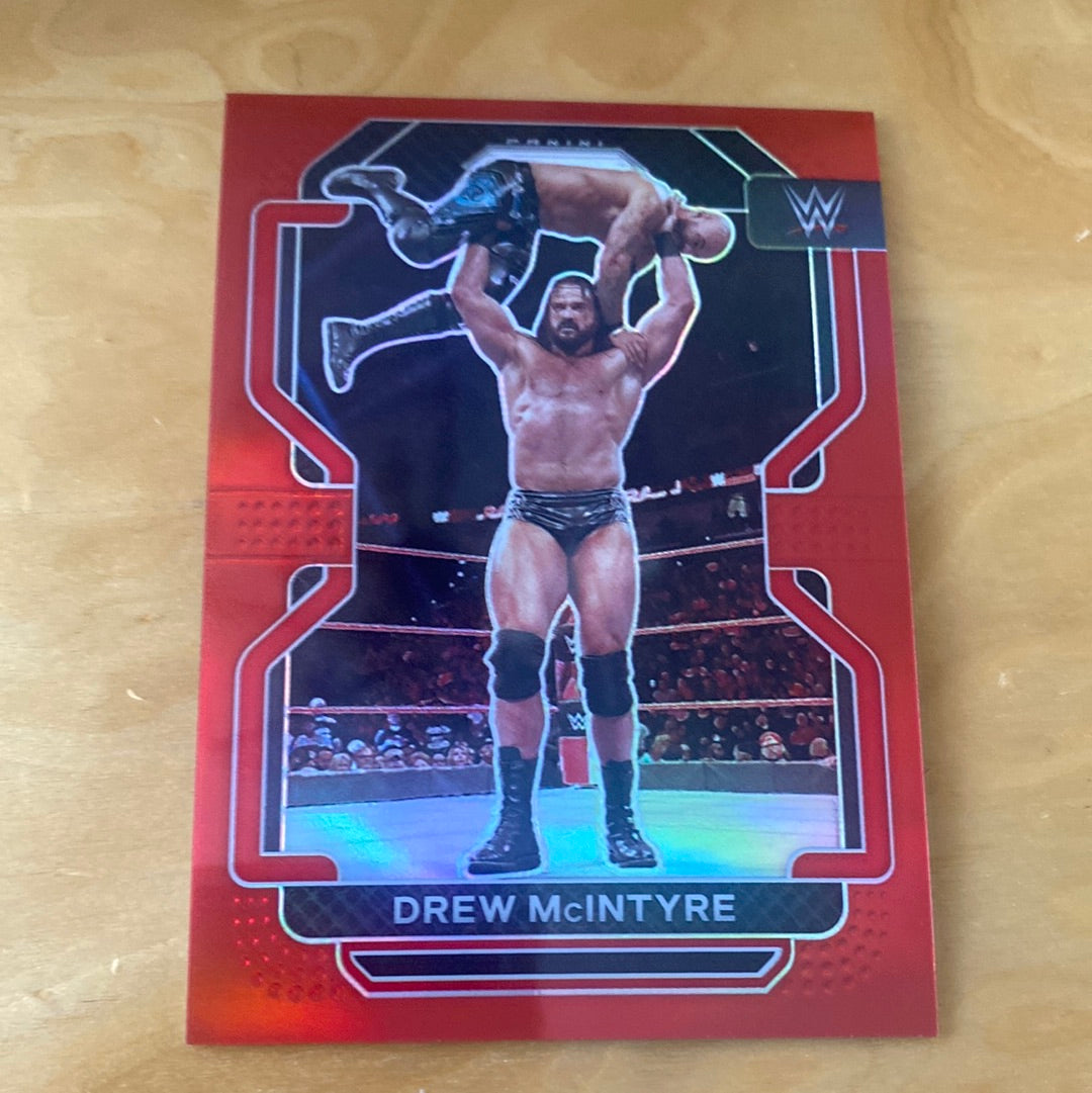 Panini Prizm Smackdown Red Parallel Drew McIntyre #155 230/299