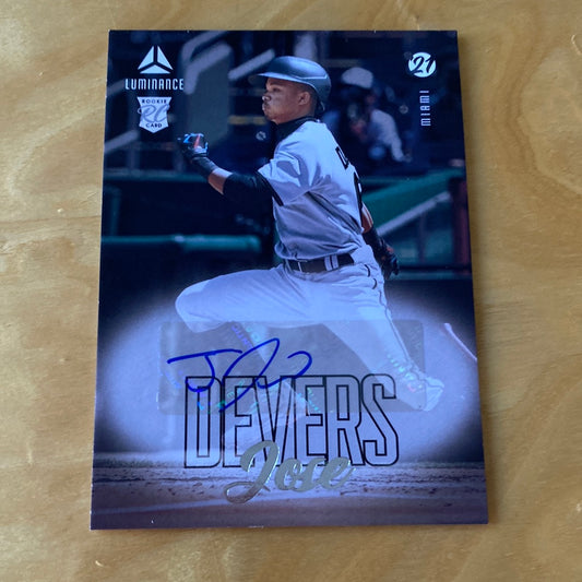 Panini Luminance RC Auto Jose Devers #LA-JD