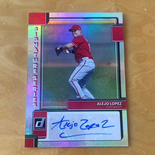 Panini Signature Series Auto Alejo Lopez #SS-AL