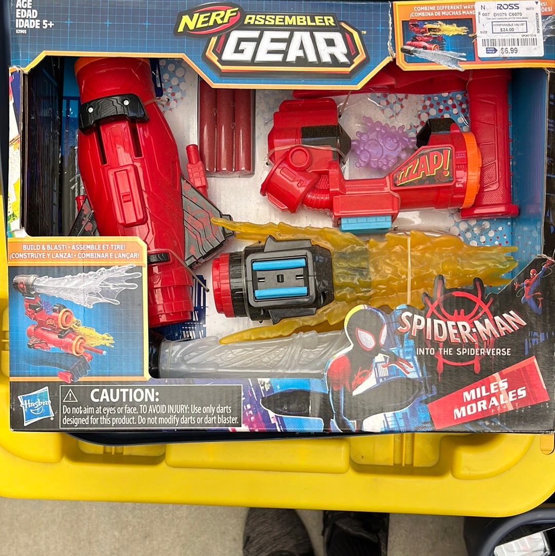 Nerf Assembler Gear Spider-Man Into The Spider-Verse Miles Morales