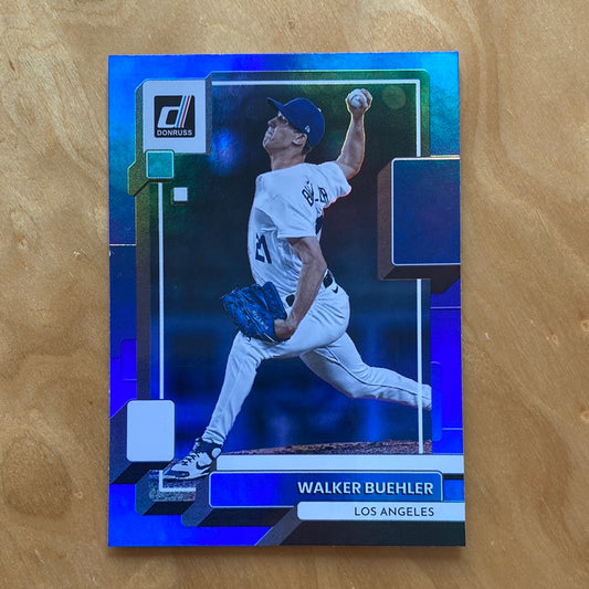 Panini Donruss Blue Parallel Walker Buehler #148