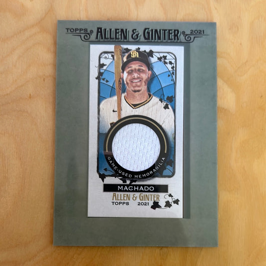 Topps Allen & Ginter Relic Patch Manny Machado #MFR-MMA