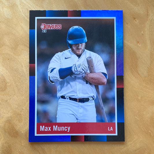 Panini 1B Donruss 22 Blue Parallel Max Muncy 1988 Retro #246
