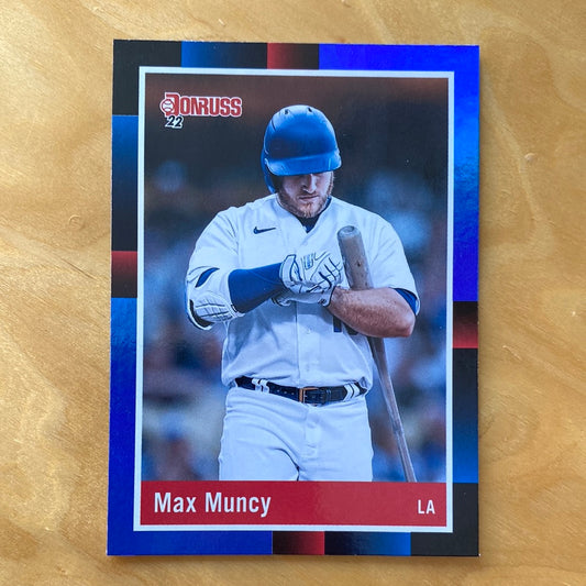 Panini 1B Donruss 22 Blue Parallel Max Muncy 1988 Retro #246