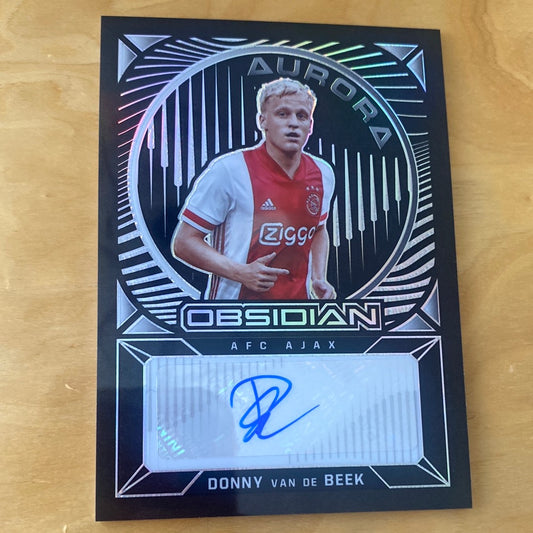 Panini Obsidian Aurora Auto Donny Van De Beek #AU-VDB 117/149