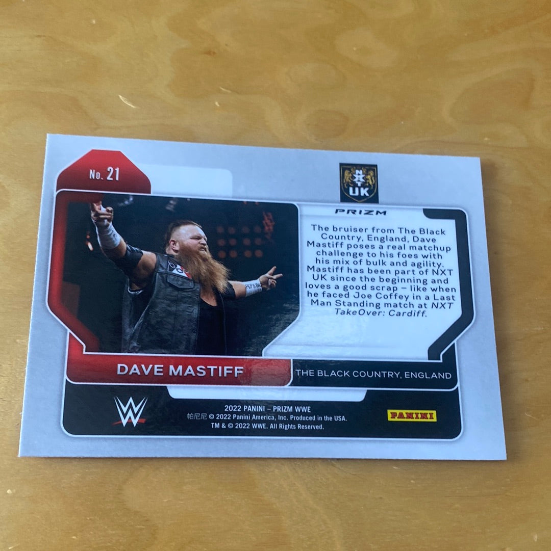 Panini Prizm WWE Dave Mastiff #21