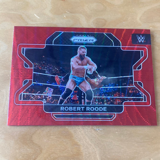 Panini Prizm WWE Raw Red Parallel Robert Roode #30