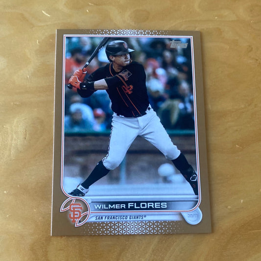 Topps Brown Wilmer Flores #408 337/2022