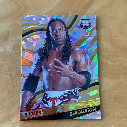 Panini Revolution WWE W Legends Fractal Booker T #130