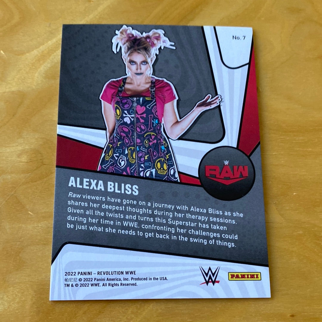 Panini Revolution WWE Raw Supernova Alexa Bliss #7