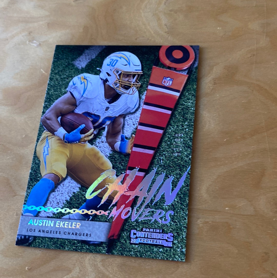 Panini Contenders Chain Movers Austin Ekeler 33/99 #CM-AEK