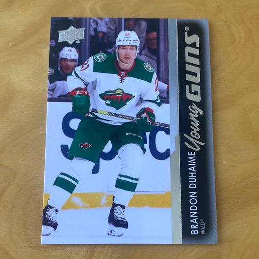 Upper Deck Young Guns Brandon Duhaime #474