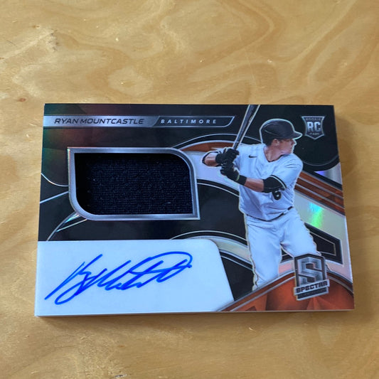 Panini Spectar RC Jersey Patch Auto Ryan Mountcastle 010/199 #110