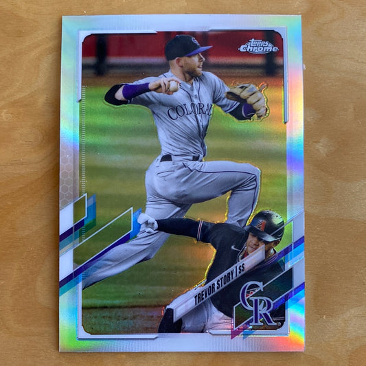 Topps Chrome Parallel Trevor Story / SS #158