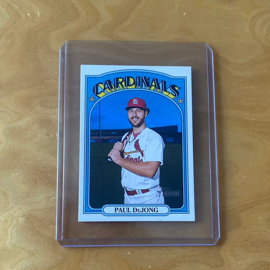 Topps Heritage Mini Paul DeJong #554 92/100