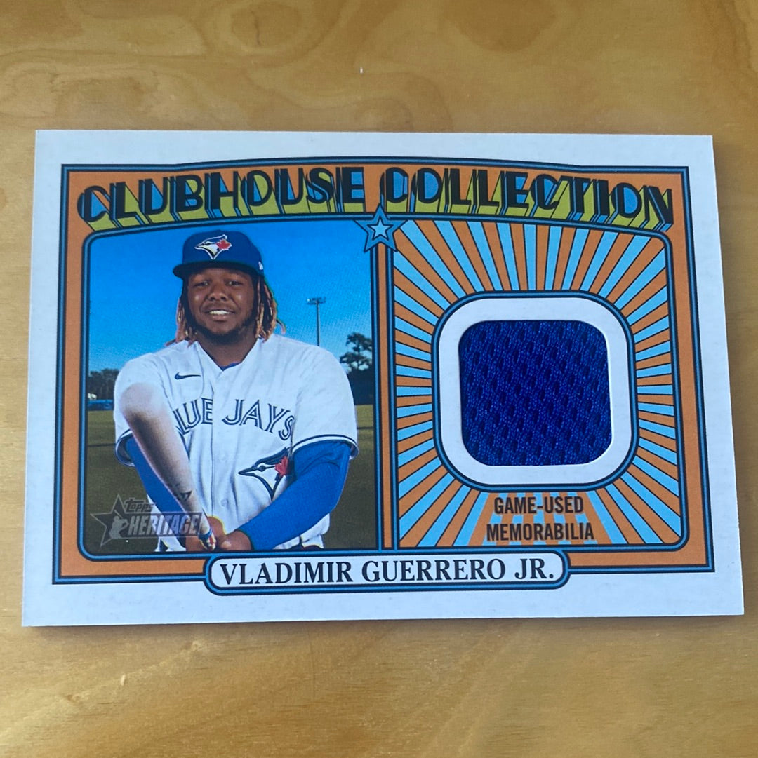 Topps Clubhouse Collection Game-Used Jersey Patch Vladimir Guerrero Jr. #CC-VGJ