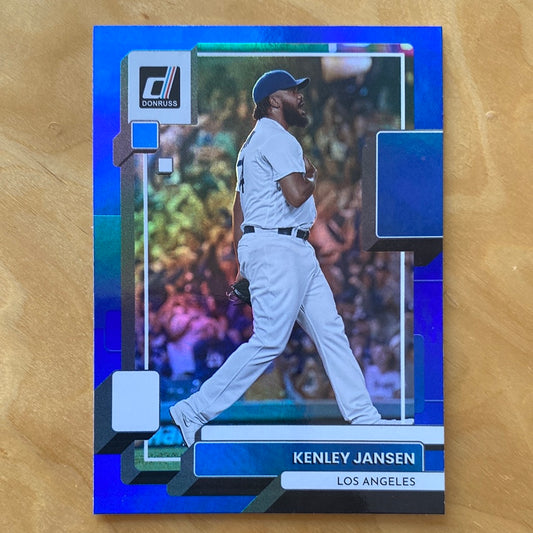 Panini Donruss Blue Parallel Kenley Jansen #145