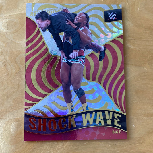 Panini Revolution WWE Smackdown Shock Wave Big E #11