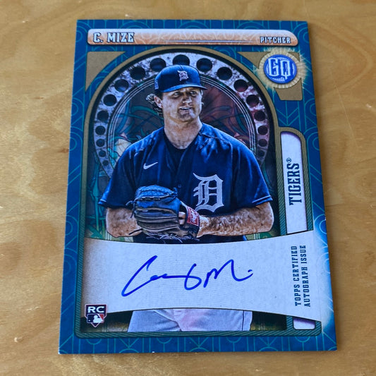 Topps Gypsy Queen RC Auto Casey Mize 46/99 #CQA-CM