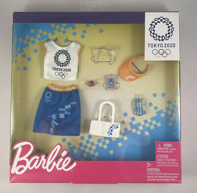 Barbie Tokyo 2020 Olympics accessories.